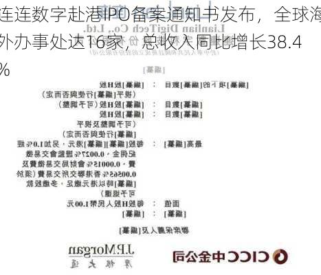 连连数字赴港IPO备案通知书发布，全球海外办事处达16家，总收入同比增长38.4%-第1张图片-