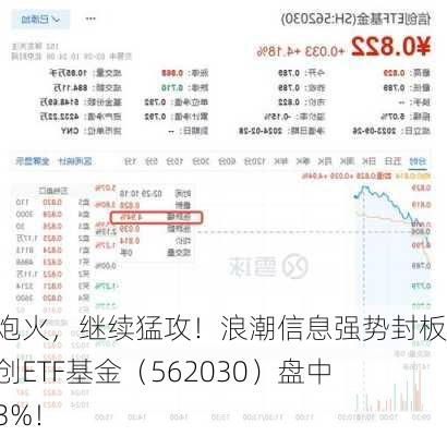 加大炮火，继续猛攻！浪潮信息强势封板，信创ETF基金（562030）盘中涨超3%！-第2张图片-