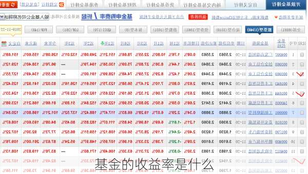 基金的收益率是什么-第1张图片-