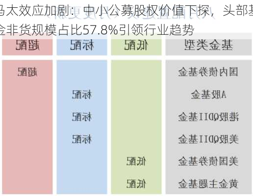 马太效应加剧：中小公募股权价值下探，头部基金非货规模占比57.8%引领行业趋势-第3张图片-