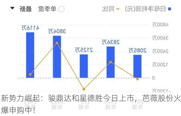 新势力崛起：骏鼎达和星德胜今日上市，芭薇股份火爆申购中！