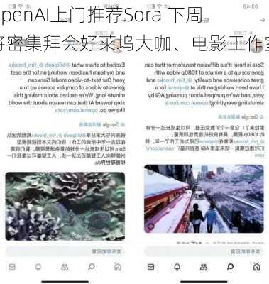 OpenAI上门推荐Sora 下周将密集拜会好莱坞大咖、电影工作室-第2张图片-