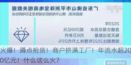 火爆！蹲点抢货！商户挤满工厂！年流水超200亿元！什么这么火？