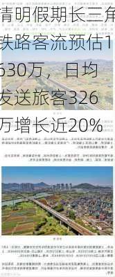 清明假期长三角铁路客流预估1630万，日均发送旅客326万增长近20%