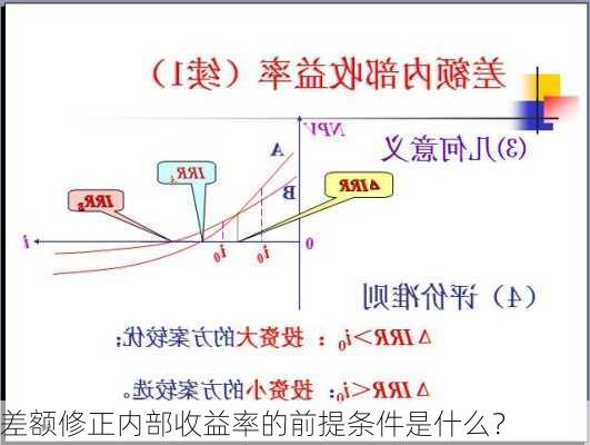 差额修正内部收益率的前提条件是什么？