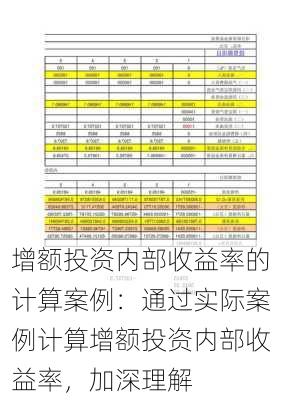 增额投资内部收益率的计算案例：通过实际案例计算增额投资内部收益率，加深理解-第1张图片-