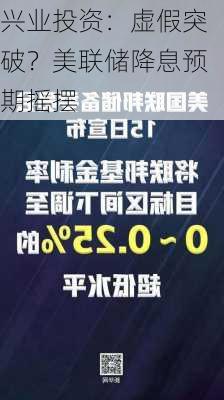 兴业投资：虚假突破？美联储降息预期摇摆