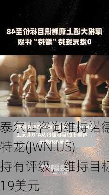 泰尔西咨询维持诺德斯特龙(JWN.US)持有评级，维持目标价19美元