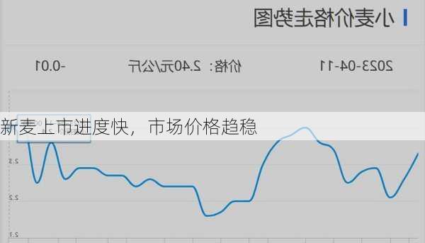 新麦上市进度快，市场价格趋稳-第1张图片-