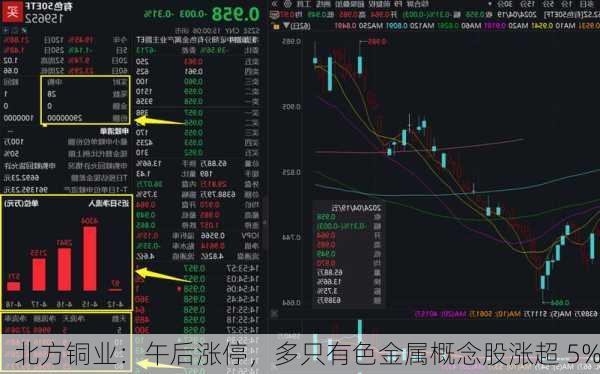 北方铜业：午后涨停，多只有色金属概念股涨超 5%-第1张图片-