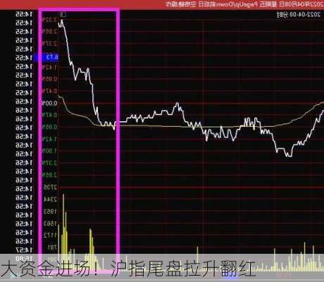 大资金进场！沪指尾盘拉升翻红-第3张图片-