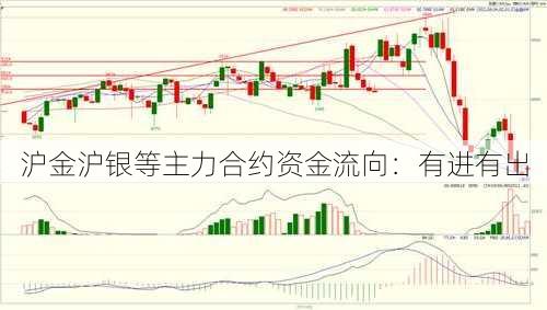 沪金沪银等主力合约资金流向：有进有出-第2张图片-