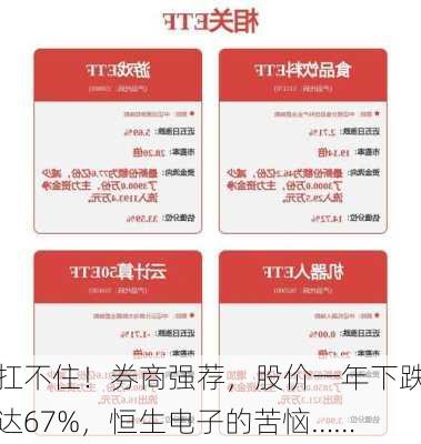 扛不住！券商强荐，股价一年下跌达67%，恒生电子的苦恼……-第1张图片-