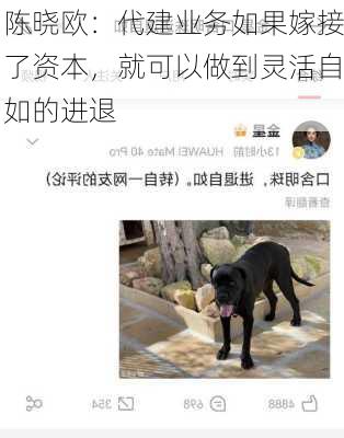 陈晓欧：代建业务如果嫁接了资本，就可以做到灵活自如的进退-第2张图片-