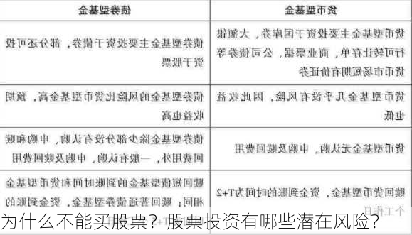 为什么不能买股票？股票投资有哪些潜在风险？-第3张图片-