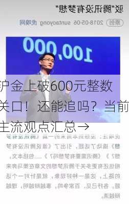 沪金上破600元整数关口！还能追吗？当前主流观点汇总→-第2张图片-