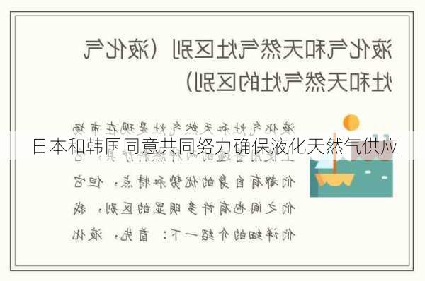 日本和韩国同意共同努力确保液化天然气供应-第2张图片-