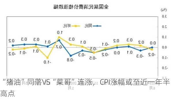 “猪油”同落VS“菜哥”连涨，CPI涨幅或至近一年半高点-第3张图片-