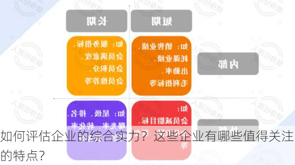 如何评估企业的综合实力？这些企业有哪些值得关注的特点？