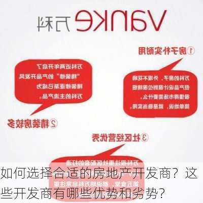 如何选择合适的房地产开发商？这些开发商有哪些优势和劣势？-第2张图片-