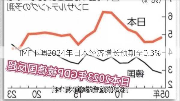 IMF下调2024年日本经济增长预期至0.3%