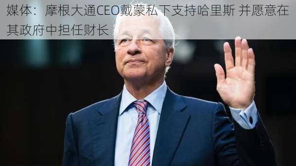 媒体：摩根大通CEO戴蒙私下支持哈里斯 并愿意在其政府中担任财长-第3张图片-