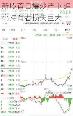 新股首日爆炒严重 追高持有者损失巨大-第3张图片-