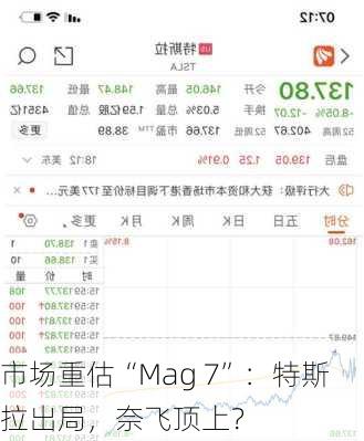 市场重估“Mag 7”：特斯拉出局，奈飞顶上？-第2张图片-