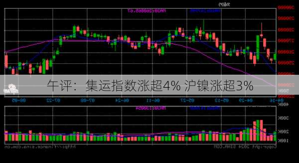 午评：集运指数涨超4% 沪镍涨超3%