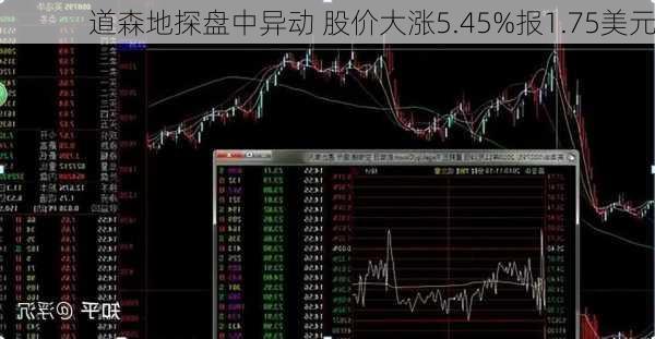 道森地探盘中异动 股价大涨5.45%报1.75美元