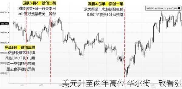 美元升至两年高位 华尔街一致看涨-第3张图片-