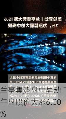 兰亭集势盘中异动 下午盘股价大涨6.00%-第2张图片-