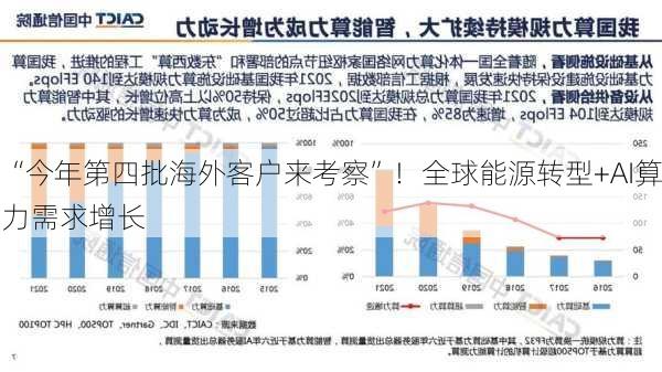 “今年第四批海外客户来考察”！全球能源转型+AI算力需求增长