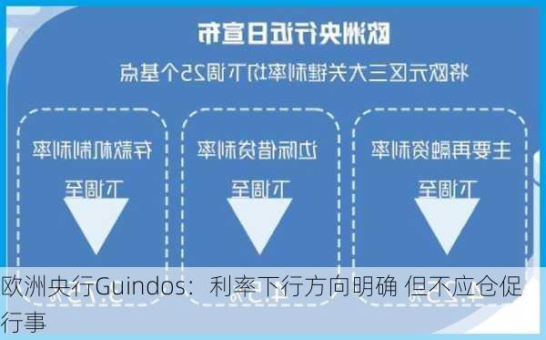 欧洲央行Guindos：利率下行方向明确 但不应仓促行事-第2张图片-