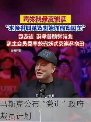 马斯克公布“激进”政府裁员计划-第1张图片-