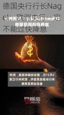 德国央行行长Nagel：欧洲央行一定不能过快降息