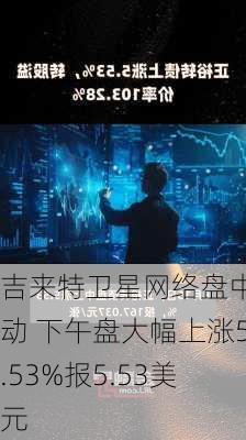 吉来特卫星网络盘中异动 下午盘大幅上涨5.53%报5.53美元-第2张图片-